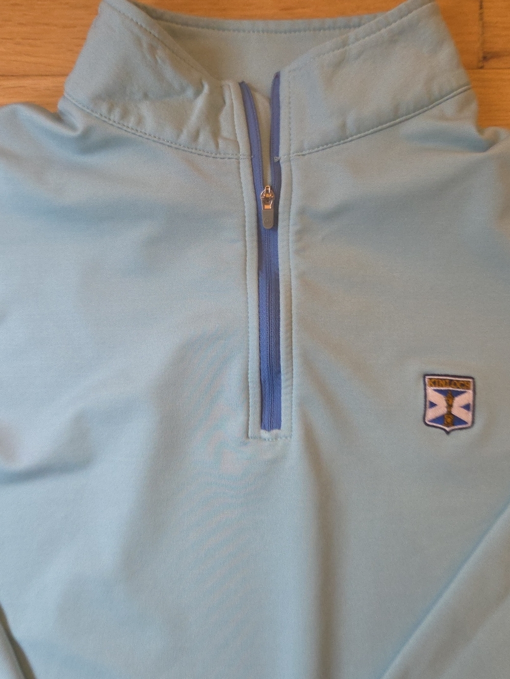 Peter Millar Crown Sport Perth Performance Quarter Zip Pullover Blue Men's S